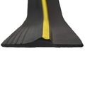 vidaXL Podlahová tesniaca hmota pre garáž Čierna a žltá 12 x 90 mm 2 m