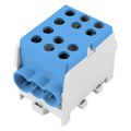 Svorkovnice rozbočovacia HLAK 35-1/4 M2 BL, 125A, 1pól., AL/CU, IP20, modrá,na DIN/2080179