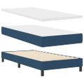 vidaXL Posteľ s pružinovým rámom Modrá 200 x 100 cm látka