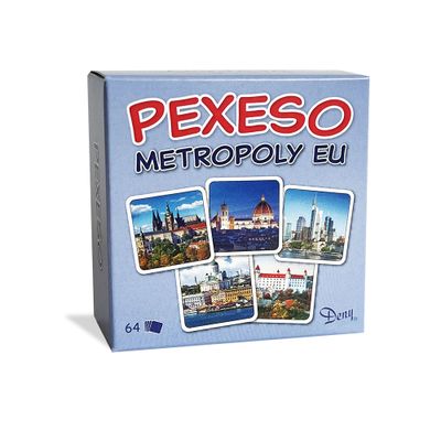 Pexeso Hlavné mestá EÚ v krabičke