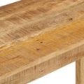 vidaXL Konzolový stolík 110x35x76 cm surový mangovníkový masív