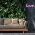 MANTA LOVE, LED Neon plexi dekorácia
