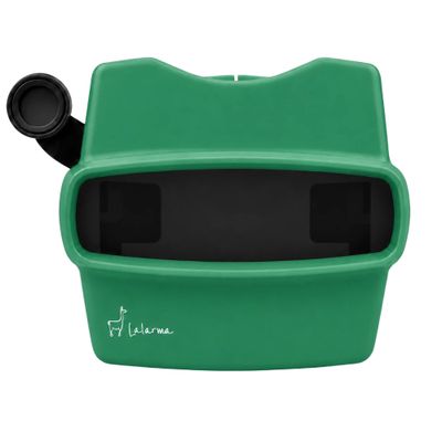 Retro 3D prehliadač obrázkov Green