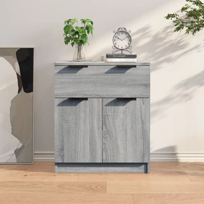 vidaXL Komoda sivý dub sonoma 60x30x70 cm spracované drevo