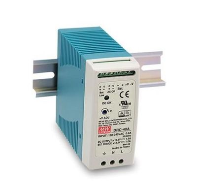 MEAN WELL DRC-40A Mean Well Zdroj na DIN s funkcou nabíjačky 12V