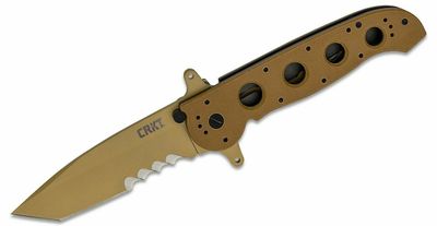 CRKT CR-M16-14DSFG M16® Special Forces vreckový taktický nôž 9,8 cm, piesková hnedá, G10