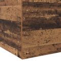 vidaXL Rám postele na podlahe Staré drevo 80 x 200 cm Kompozitné drevo