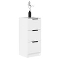 vidaXL Komody 2 ks biele 30x30x70 cm spracované drevo