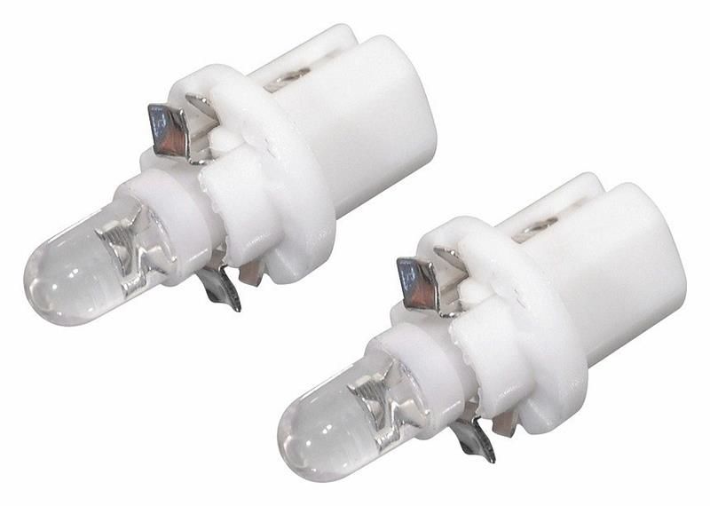 Žiarovka 1LED 12V B8,5d biela 2 ks