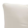 vidaXL Vankúš na chrbát PUTTEN 100% polyester Biela 40 x 40 x 10 cm