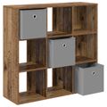 vidaXL Servírovacia skriňa Staré drevo 88,5 x 29 x 84,5 cm