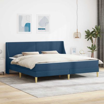 vidaXL Rám postele s matracom Modrá 180 x 200 cm Polyester