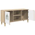 vidaXL TV skrinka HANAU 102 x 33 x 50 cm Sonoma Kompozitné drevo