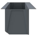 vidaXL Kvetinové boxy na europalety 12 ks sivé 36x13,5x9,5 cm PP