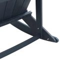 vidaXL Adirondack hojdacie kreslá 2 ks Námornícka modrá HDPE