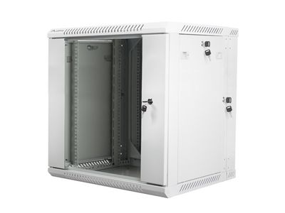 Lanberg racková skriňa 19'' dvojdielna nástenná 12u/600x600 (flat pack) šedá