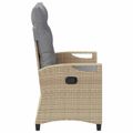 vidaXL Záhradná lavička Beige a svetlo šedá 105 x 60 x 112 cm