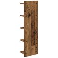 vidaXL Stenná polica Staré drevo 30 x 15 x 100 cm Kompozitné drevo