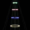 vidaXL LED vianočný stromček Viacfarebný 399 cm Kov