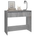 vidaXL Konzolový stolík, sivá sonoma 89x41x76,5 cm, kompozitné drevo
