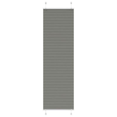 vidaXL plisovaná roleta antracit 65x200 cm Šírka látky 64,4 cm