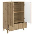 vidaXL Servírovacia skriňa Dub artisan 66 x 34,5 x 95 cm