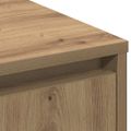 vidaXL LED komoda Dub artisan 71 x 34,5 x 75 cm Kompozitné drevo