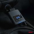 FM transmitter 1×USB-A 1×USB-C 12V 24V AMIO-04656