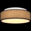 vidaXL Stropná lampa so bodmi Čierna 38 x 38 x 13,5 cm látka