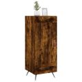 vidaXL Komoda dymový dub 34,5x34x90 cm spracované drevo