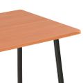 vidaXL Písací stôl s policami, čierny a hnedý 102x50x117 cm