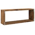 vidaXL Nástenné police 2 ks, staré drevo 60x15x23 cm, kompozitné drevo