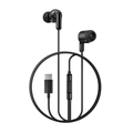XO drôtové slúchadlá EP84 USB-C čierne