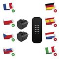 EMOS P0067 Diaľkové ovládané bezdrôtové zásuvky sada 2+1, IP44 (3000W/13A)