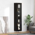 vidaXL Highboard 2 ks Čierny dub 34,5 x 34 x 180 cm Kompozitné drevo