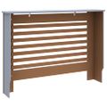 vidaXL Kryt na radiátor antracitový 112x19x81,5 cm MDF