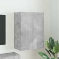vidaXL TV nástenná skriňa 59,5 x 31 x 80 cm Betónová šedá