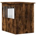 vidaXL Nábytková prepravka pre psa dymový dub 45x62x59 cm kompoz.drevo