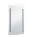 vidaXL Kúpeľňové nástenné zrkadlo s LED osvetlením 60x100 cm