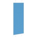vidaXL Plisovaná roleta modrá 70x200 cm šírka látky 69,4 cm polyester