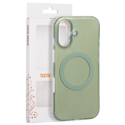 Puzdro Tecto Shield Mistiq Mag pre iPhone 17 6,3" olivové