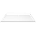 vidaXL Obdĺžniková sprchová vanička z ABS biela 80x120 cm