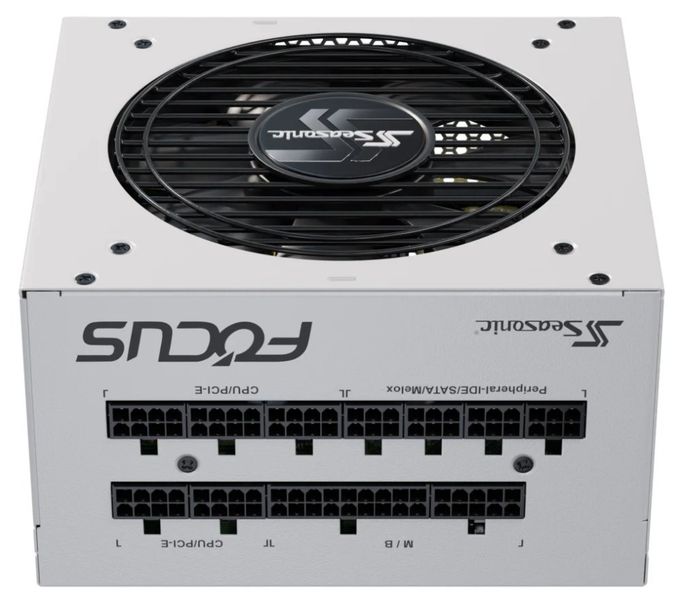 SEASONIC zdroj 850W FOCUS GX-850 (ATX 3) WHITE - NEW MODEL SEASONIC zdroj FOCUS GX-850 bílý / ATX3.1 / akt. PFC / 135mm / modulární / 80+ Gold