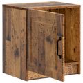 vidaXL Nočný stolík Staré drevo 43 x 34,5 x 47 cm Kompozitné drevo