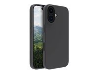 Zadní kryt pro mobilní telefon - kompatibilita s MagSafe - plast - černá - pro Apple iPhone 16