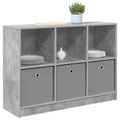 vidaXL Servírovacia skriňa Betónová šedá 102 x 32 x 73,5 cm