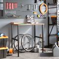vidaXL Pracovný stôl 100x(55-60)x(71,5-98) cm masívny buk