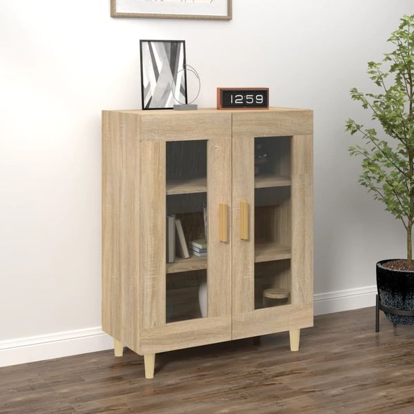 vidaXL Komoda dub sonoma 69,5x34x90 cm kompozitné drevo