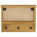 vidaXL Nástenný vešiak na kabáty SANDNES 45x12x35 cm borovicový masív