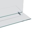 vidaXL Nástenné zrkadlo s poličkou 30x50 cm, tvrdené sklo